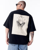 Monarch Loop Oversized Black T-Shirt (12)