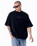 Monarch Loop Oversized Black T-Shirt (13)