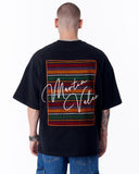 Ethnosign Oversized Black T-Shirt