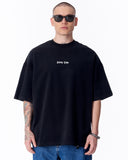 Heritage Fusion Oversized Black T-shirt (2)