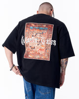 Heritage Fusion Oversized Black T-shirt