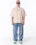 Heritage Fusion Oversized Beige T-shirt (12)