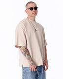 Heritage Fusion Oversized Beige T-shirt (8)