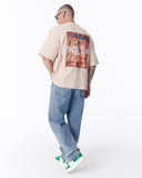 Heritage Fusion Oversized Beige T-shirt (4)