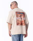 Heritage Fusion Oversized Beige T-shirt (9)