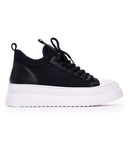 MonoFlux High Sole Elastic Scuba Fabric Sneakers (2)
