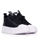 MonoFlux High Sole Elastic Scuba Fabric Sneakers (3)