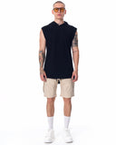Men's Designer Beige Shorts Side Pocket Detail (10)