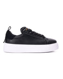 Bobe Women's Designer Black Shoes with Suede Belt (3)