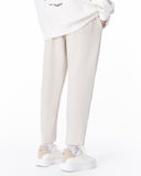 Men's Relax Fit Cream Pants With Steel Chain Detail (5)