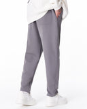 Men's Relax Fit Gray Pants With Steel Chain Detail (4)