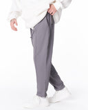 Men's Relax Fit Gray Pants With Steel Chain Detail (2)