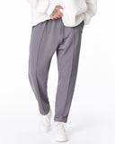 Men's Relax Fit Gray Pants With Steel Chain Detail (7)