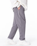 Men's Relax Fit Gray Pants With Steel Chain Detail (5)