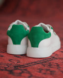 Axino Men's Casual White Sneakers With Green Details (9)