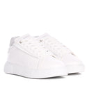 Axino Men's Casual White Sneakers (4)