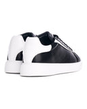 Axino Men's Casual Black Sneakers With White Details (3)