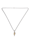 Gold Lightning Bolt Stainless Steel Necklace (3)