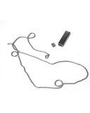 Stainless Steel Custom Design Metal Line Necklace (3)