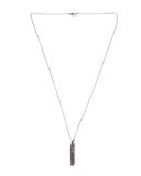 Stainless Steel Metal Color Column Necklace (2)