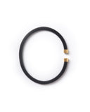 Stainless Steel Adjustable Bracelet With Gold End