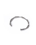 Twisted Design Stainless Steel Open Bracelet