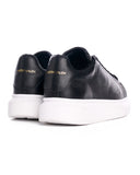 Hype Sole Genuine Leather Black Sneakers (3)