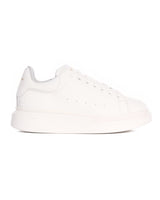 Baskets en Cuir Véritable Blanc à Semelle Hype