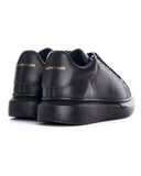 Hype Sole Black Genuine Leather Sneakers (4)