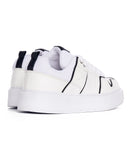Bulky White Sneakers With Black Line (4)