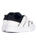 Bulky White Sneakers With Black Line and Tongue (7)