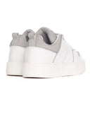 Bulky White Sneakers With Gray Line (4)