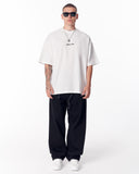 Embroidery Mandala White Oversized T-shirt (11)