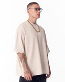 Van Gogh Blossoms Beige Oversized T-shirt (6)