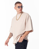 Van Gogh Blossoms Beige Oversized T-shirt (11)
