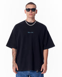 Van Gogh Blossoms Black Oversized T-shirt