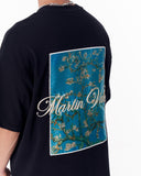 Van Gogh Blossoms Black Oversized T-shirt (2)