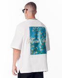 Van Gogh Blossoms White Oversized T-shirt (6)