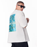 Van Gogh Blossoms White Oversized T-shirt (10)