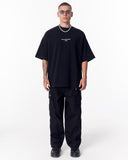 Urban DNA Applique Patch Black T-shirt (12)