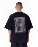 Gothic Depth Applique Patch Black Oversized T-shirt (3)