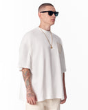 Applique Lace 3D Embroidery T-shirt White (10)