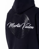 Mandala Shining Print with 3D Embroidery Hoodie Black (5)