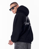 Mandala Shining Print with 3D Embroidery Hoodie Black (7)