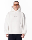 Mandala Shinning Print with 3D Embroidery Hoodie White (2)