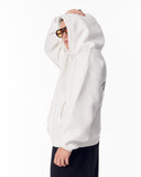 Mandala Shinning Print with 3D Embroidery Hoodie White (8)