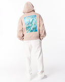 Van Gogh Blossoms Beige Oversized Hoodie