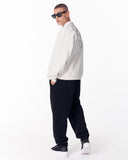 Embroidery Mandala White Oversized Sweatshirt (11)