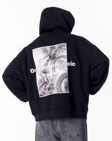 Urban DNA Hoodie Noir avec Patch Appliqué