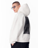 Gothic Depth Applique Patch White Oversized Hoodie (7)